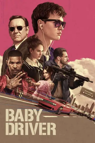Poster of Baby Driver movie