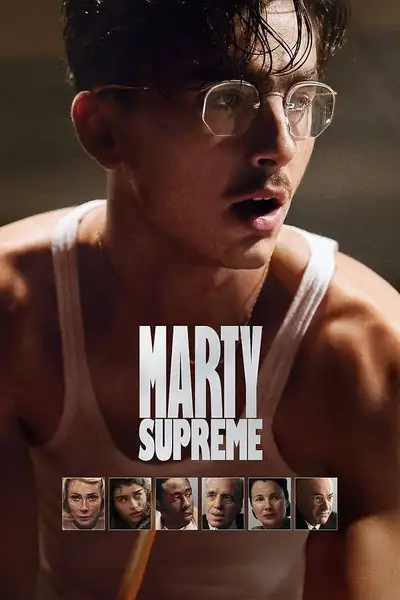 Poster of Marty Supreme movie
