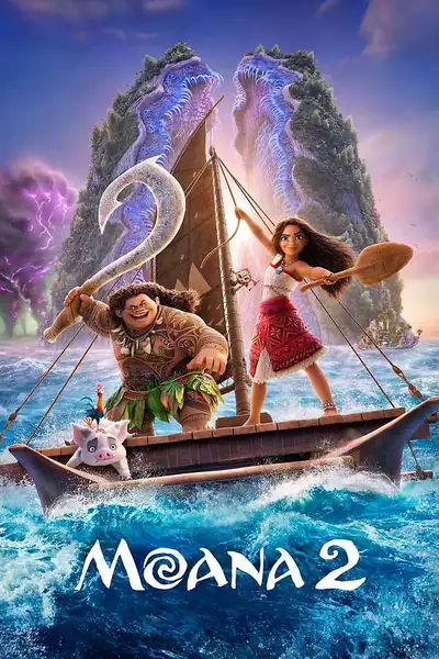 Poster of Moana 2 movie