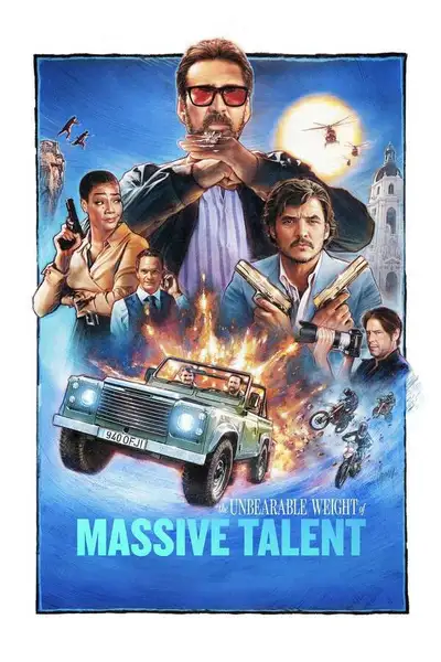 Poster of The Unbearable Weight of Massive Talent movie